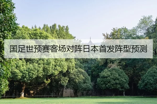 国足世预赛客场对阵日本首发阵型预测